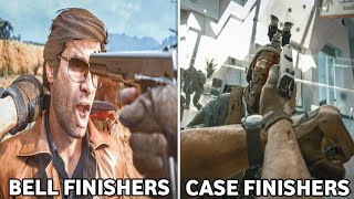 BELL VE CASE  All Finishing Moves Comparison in COD BLACK OPS COLD WAR VS BO6 2024 [upl. by Nirot929]