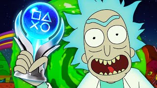 Rick and Morty VRs Platinum Trophy was HILARIOUS [upl. by Oigimer491]