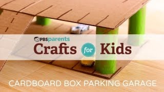 Cardboard Parking Garage  Crafts for Kids  PBS Parents [upl. by Lebazi541]