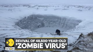 WION Climate Tracker Scientists revive 48500yearold ‘zombie virus’ buried in ice  English News [upl. by Latin875]