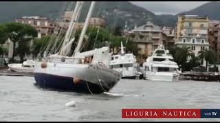 Rapallo ecco il porto il giorno dopo la mareggiata [upl. by Heymann]