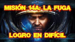 StarCraft 2 Wings of Liberty Misión 14A La fuga Logros en difícil HD 1080p [upl. by Ettesel]