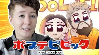 Drawing Youtubers in POP TEAM EPIC Style 🎨 [upl. by Olimac458]