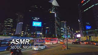 City Sounds and Traffic Ambience ASMR for Sleep and Study  Relaxing City at Night [upl. by Saitam]