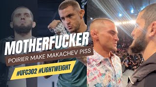 Dont say Motherfucker That Poirier vs Makhachev face off was INTENSE ufc302 [upl. by Egwin]