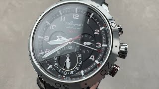 Breguet Type XXII Flyback Chronograph 10Hz 3880STH23XV Breguet Watch Review [upl. by Hnahk60]