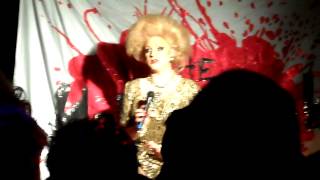 Myra Dubois at the Meth Lab opening for Bianca Del Rio pt 1 [upl. by Phyllida23]