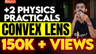 Plus Two Physics Practicals  Convex Lens  Eduport Plus Two [upl. by Eiro]