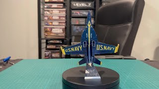 Metal Earth Blue Angels FA18 Super Hornet Instructional [upl. by Darton]