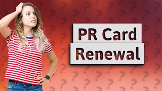 How much does it cost to renew your permanent resident card in Canada [upl. by Assert549]