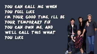 Temporary Fix  One Direction Lyrics [upl. by Morvin994]