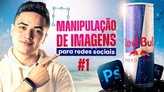 Criando MANIPULAÇÃO DE IMAGENS para rede social 1  Redbull  Photoshop 2022 [upl. by Macnamara604]