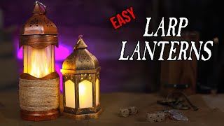 How to make Cheap and Easy LARP Lanterns [upl. by Lazor368]