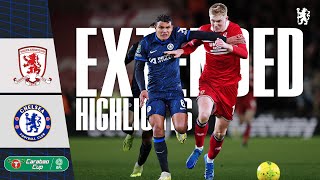 Middlesbrough 10 Chelsea  EXTENDED Highlights  Carabao Cup SemiFinal 1st Leg 2324 [upl. by Ahsiak749]