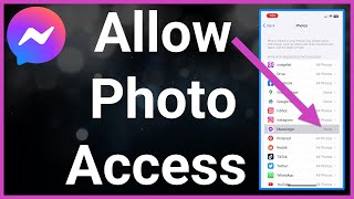 How To Allow Messenger Access To Photos [upl. by Belda576]