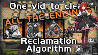 One vid to clear 3 endings  Easy Guide  Fire Within the Sand  Reclamation Algorithm  【Arknights】 [upl. by Enidualc]