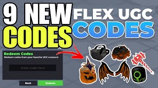 HALLOWEEN CODES ROBLOX FLEX UGC CODES 2024  ROBLOX FLEX UGC CODE  FLEX UGC [upl. by Tench]