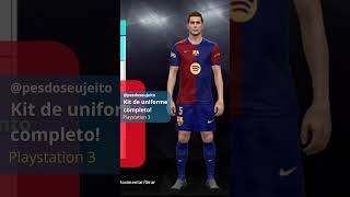 Uniforme Barcelona 2024 PES2018 pes2018 fifa fãdefutebol [upl. by Niad586]