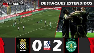 Football Life 2024  Boavista 02 Sporting CP  Liga Portugal Betclic 2324  Destaques Estendidos [upl. by Neelav]