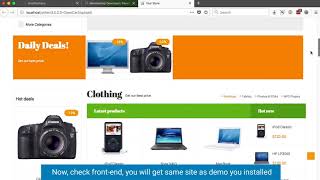 Opencart video tutorial How to Install Opencart 3 Themes and sample data [upl. by Kosaka]