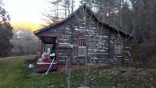 Appalachian Mountain Sunset and Feral Cats Old home place Dec 10th 2016 [upl. by Ahseinar]