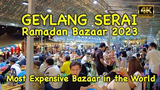 Geylang Serai Ramadan Bazaar 2023  Most Expensive Bazaar in the World  Singapore [upl. by Hemphill946]