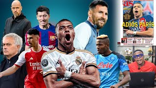 MBAPPE LATEST MESSI PSG TO SIGNARSENAL LIVERPOOL CHELSEA TE HAG AND ALL LATEST [upl. by Nakhsa]