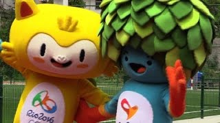 Rio 2016 Zwei Maskottchen für Olympia vorgestellt [upl. by Eelrefinnej]