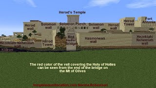 pt 3 in 3D Herods Temple quotSolomons Porchquot Norma Robertson [upl. by Aztiram958]