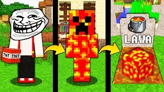 JAK TROLLOWAĆ LAWĘ W MINECRAFT  MINECRAFT TROLL [upl. by Balduin29]