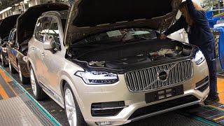 Car Factories Volvo XC90 Production Factory in Sweden [upl. by Dachia]