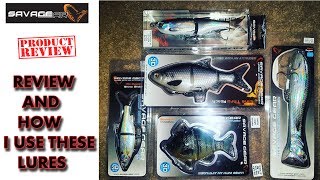 Savage Gear swimbaits and topwater  REVIEW  Technique Fishing [upl. by Lletnohs56]