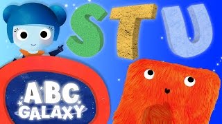 Learning the Letters of the Alphabet  Letters ST amp U  Alphabet Learning for Kids  ABC Galaxy [upl. by Reilamag]