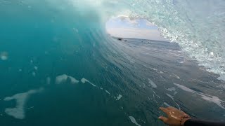 Surfing Turn Barrel And Airs In Uluwatu Temple Bali [upl. by Trebleda130]