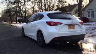 2014 Mazda 3 Corksport CatBack  Rev and take off [upl. by Nelyag80]