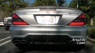 Mercedes SL63 AMG Rev and Accelerate [upl. by Enylrac]