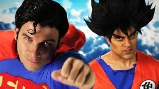 Goku vs Superman Epic Rap Battles of History [upl. by Salvay]