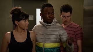 Schmidt and Cece  New Girl  5x09 8 [upl. by Luckin906]