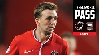 UNBELIEVABLE PASS Dale Stephens bicycle kicks a cross field pass  Charlton Athletic [upl. by Otrebliw]