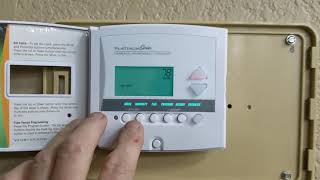 Venstar Thermostat Basic Operation [upl. by Agnese403]