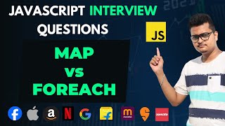 Map vs forEach in Javascript  JS Interview Questions [upl. by Pierson]