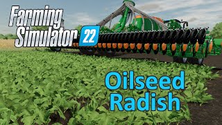 Farming Simulator 22 Tutorial  Oilseed Radish Fertilizer [upl. by Gamali]