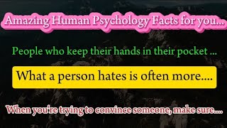 People who dont like to trouble others Amazing Human Behavior Psychology Facts for you [upl. by Etem]