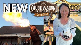 SkyLand Ranch Dinner Show  Chuckwagon Supper at The Ranch Menu amp Review [upl. by Enerol]