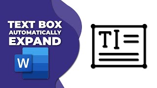 How to make a text box automatically expand in word [upl. by Laurene]