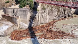 Chilcotin River Debris Started Flowing at Hells Gate [upl. by Nerahs]