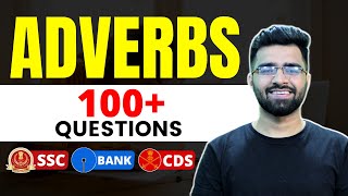 Adverbs  100 Questions  Basic English Grammar  SSC BANK CDS  Tarun Grover [upl. by Kloster]