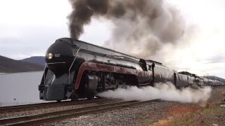 Norfolk and Western Class J 611 Steam Locomotive [upl. by Vowel997]