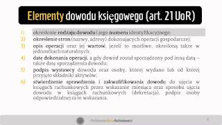 Dowody księgowe  wprowadzenie [upl. by Naneik]