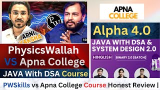 PhysicsWallah vs Apna College Java with DSA Review  PwSkills and Apna College Java Course Review [upl. by Andreana]